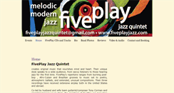 Desktop Screenshot of fiveplayjazz.com