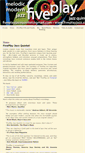 Mobile Screenshot of fiveplayjazz.com